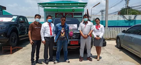 ภาพขอบคุณลูกค้า Nissan คุณเล็ก