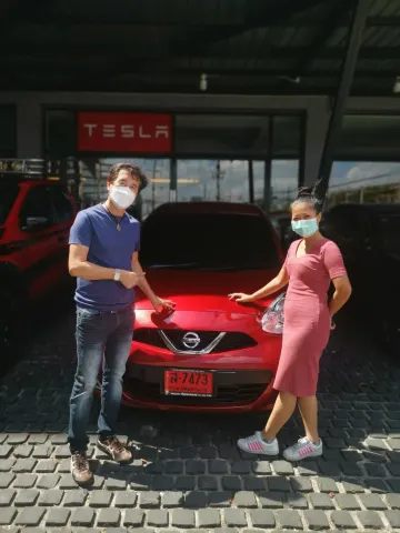 ภาพขอบคุณลูกค้า Nissan คุณเล็ก