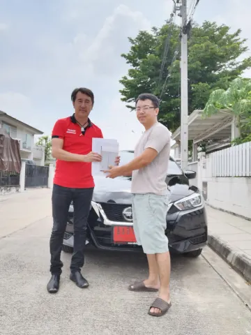 ภาพขอบคุณลูกค้า Nissan คุณเล็ก